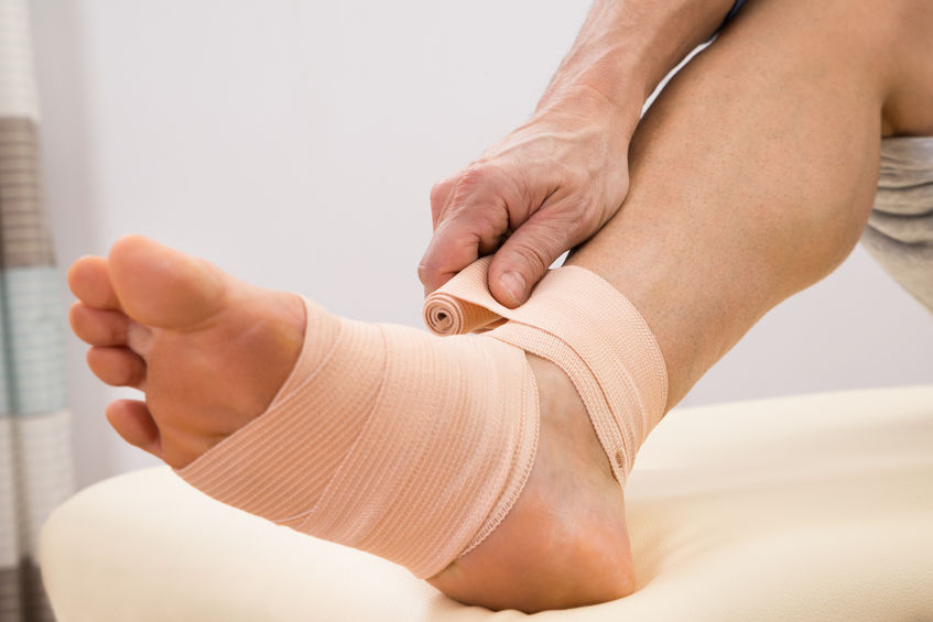 Torção de tornozelo pode causar  danos para a vida toda