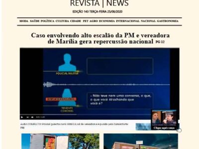 D MARÍLIA REVISTA|NEWS – EDIÇÃO 25-08-2020 – TERÇA-FEIRA
