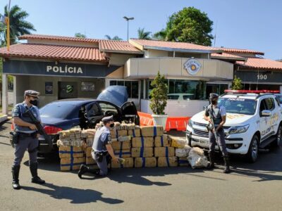 Homem é preso em flagrante com 799 tabletes de maconha em Marília