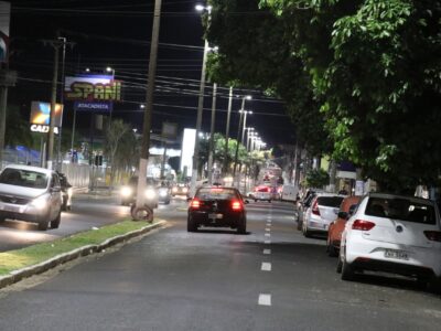 Avenida Nelson Severino Zambon, no bairro Fragata, já está com nova iluminação