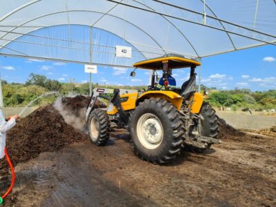 Resíduo do tratamento de esgoto em cidade do Interior poderá se tornar fertilizante orgânico para agricultura