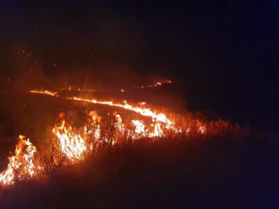 Corpo de Bombeiros se mobiliza para conter grande incêndio na região
