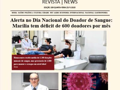 D MARÍLIA REVISTA|NEWS – EDIÇÃO 25-11-2020 – QUARTA-FEIRA