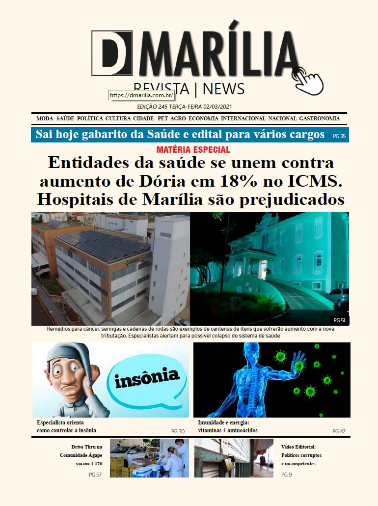 D MARÍLIA REVISTA|NEWS – EDIÇÃO – 02/03/2020 – WEEKEND