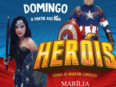Super-heróis invadem o Marília Shopping nesse domingo