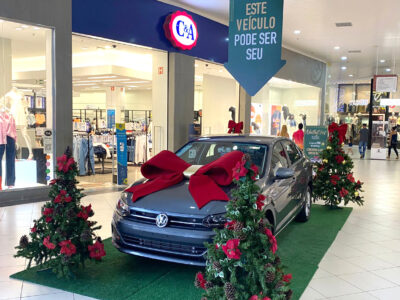 O Marília Shopping traz um presente especial para seus clientes nesse Natal com o sorteio de um Volkswagen Virtus 0km