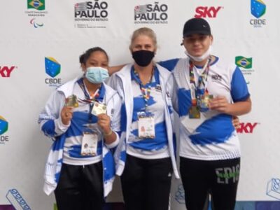 Nadadores da AMEI voltam a brilhar no segundo dia das Paralimpíadas Escolares