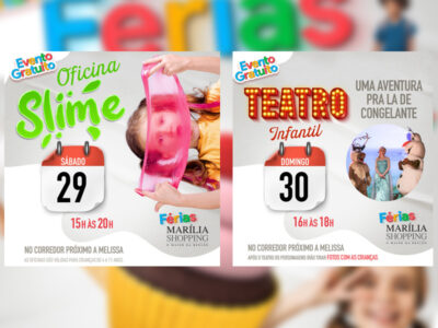 Marília Shopping encerra programação de férias com atividades muito divertidas para a garotada