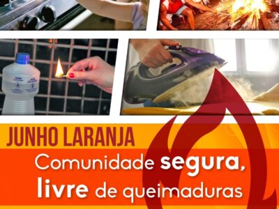 Santa Casa de Marília adere ao Junho Laranja, campanha coordenada nacionalmente pela Sociedade Brasileira de Queimaduras