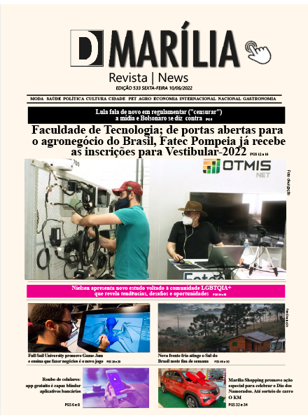 D MARÍLIA REVISTA|NEWS – EDIÇÃO – SEXTA-FEIRA – 10-06-2022