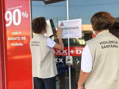 Vigilância Sanitária interdita estabelecimentos farmacêuticos com irregularidades em Marília