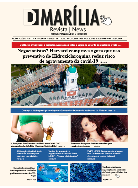 D MARÍLIA REVISTA|NEWS – EDIÇÃO  WEEKEND  – 13 E 14-08-2022