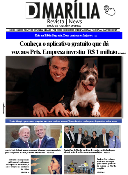 D MARÍLIA REVISTA|NEWS – EDIÇÃO – TERÇA-FEIRA – 24-01-2023