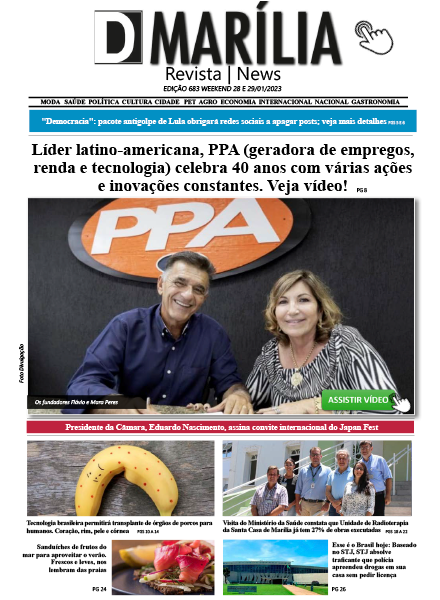 D MARÍLIA REVISTA|NEWS – EDIÇÃO – WEEKEND 28 e 29-01-2023
