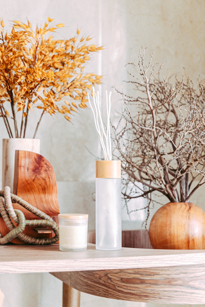 Aroma que destaca a essência da natureza como decoração para casa