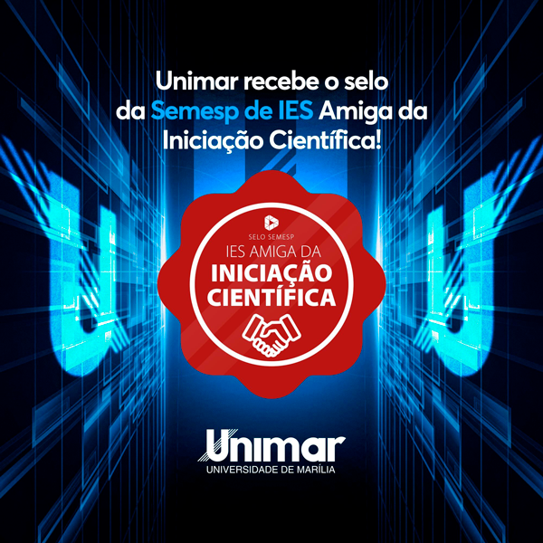 Unimar recebe Selo Semesp IES Amiga da Iniciação Científica