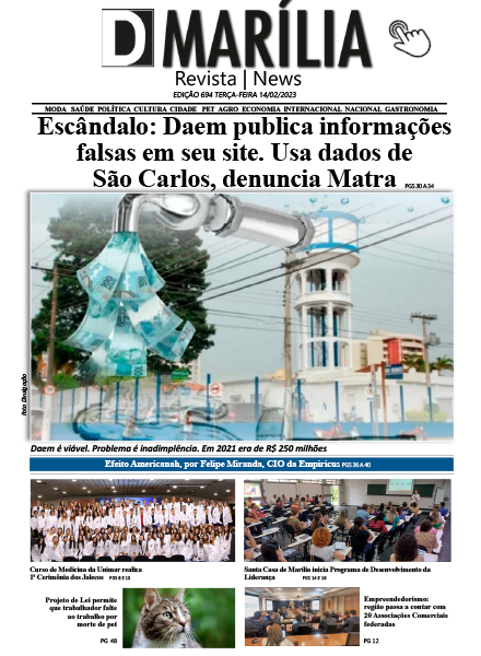 D MARÍLIA REVISTA|NEWS – EDIÇÃO – TERÇA-FEIRA – 14-02-2023