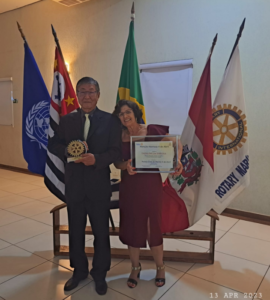 Presidente da Associação “Amigos do Bar Solidários”, Tadau Tachibana, recebe Menção Honrosa 4 de Abril