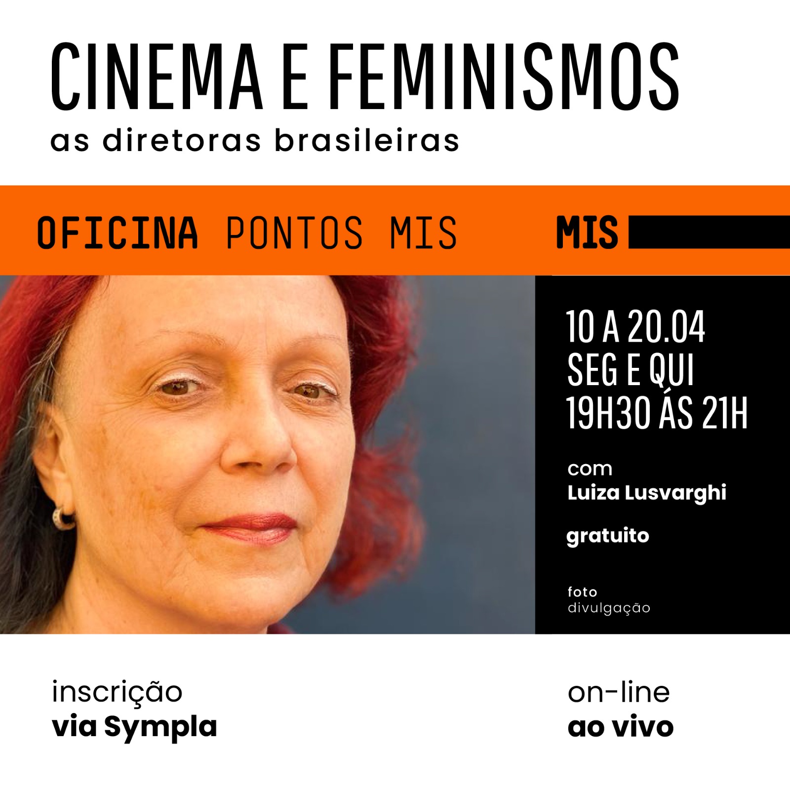 Pontos MIS realiza oficinas online com pesquisadora e crítica Luiza Lusvarghi