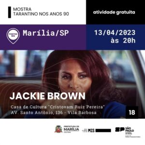 Jackie Brown’, 3º filme dirigido por Quentin Tarantino, será exibido 5ª-feira, às 20 horas