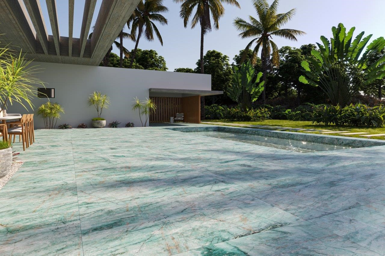 Pode usar quartzito na piscina?