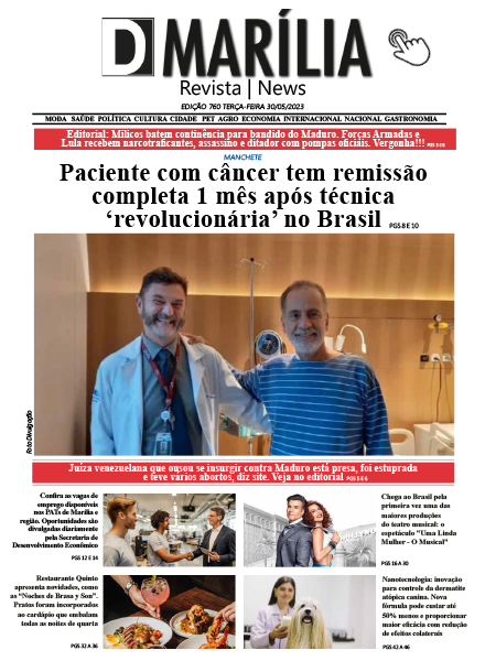 D MARÍLIA REVISTA|NEWS – EDIÇÃO – TERÇA-FEIRA – 30-05-2023