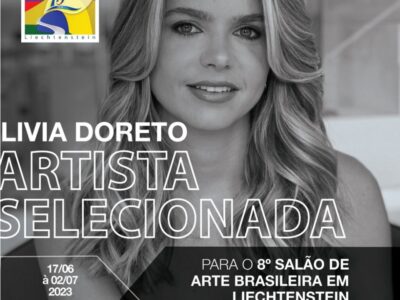 Artista mariliense, Livia Doreto, é selecionada para o 8º. Salão de Artes Brasileiras em Liechtenstein, na Europa