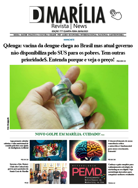 D MARÍLIA REVISTA|NEWS – EDIÇÃO – QUARTA-FEIRA – 28-06-2023