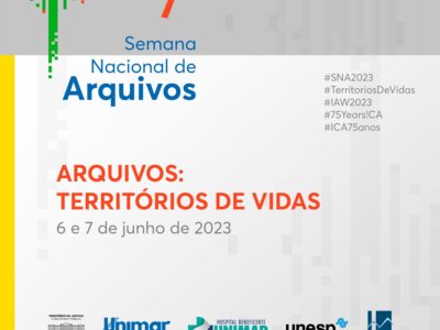 Unimar recebe a VII Semana Nacional de Arquivos. Evento visa discutir a importância da preservação da memória e a produção de conhecimento