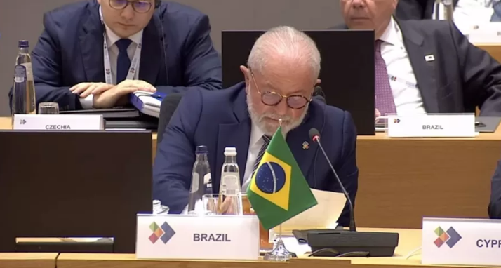 Lula pede ação conjunta para regular plataformas digitais durante evento da União Europeia, “É urgente regulamentarmos”; VEJA VÍDEO