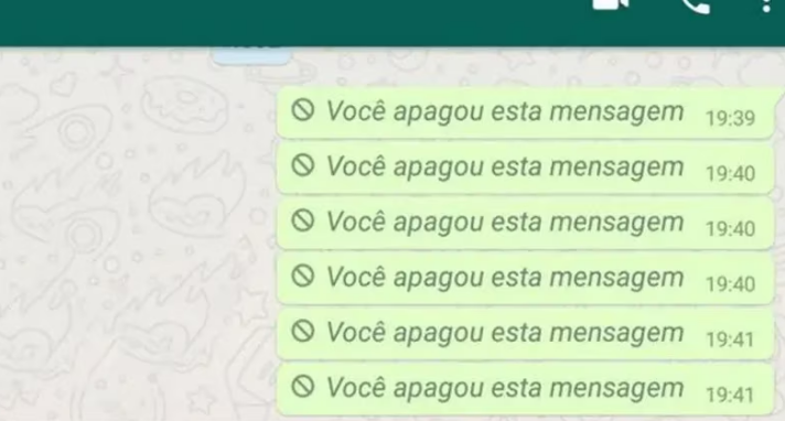 Você pode ler mensagens apagadas no WhatsApp; veja como funciona o ‘truque’