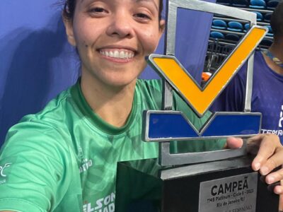 Mesatenista mariliense, Jéssica Prates, é campeã brasileira do TMB Platinum no Rio de Janeiro