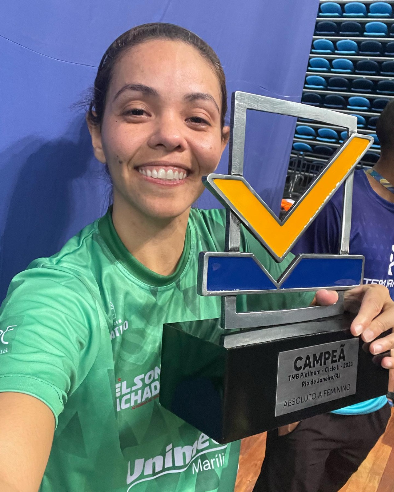 Mesatenista mariliense, Jéssica Prates, é campeã brasileira do TMB Platinum no Rio de Janeiro