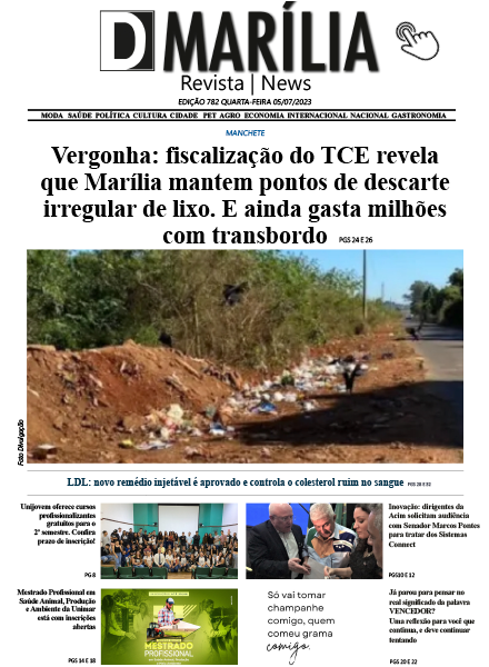 D MARÍLIA REVISTA|NEWS – EDIÇÃO – QUARTA-FEIRA – 05-07-2023