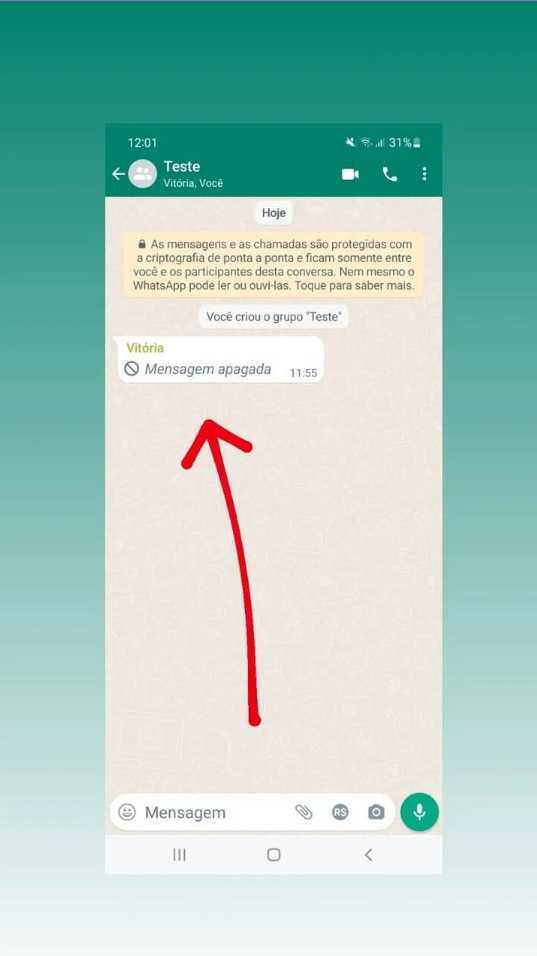 Aprenda truque para ler mensagem apagada no WhatsApp, sem precisar de outro aplicativo