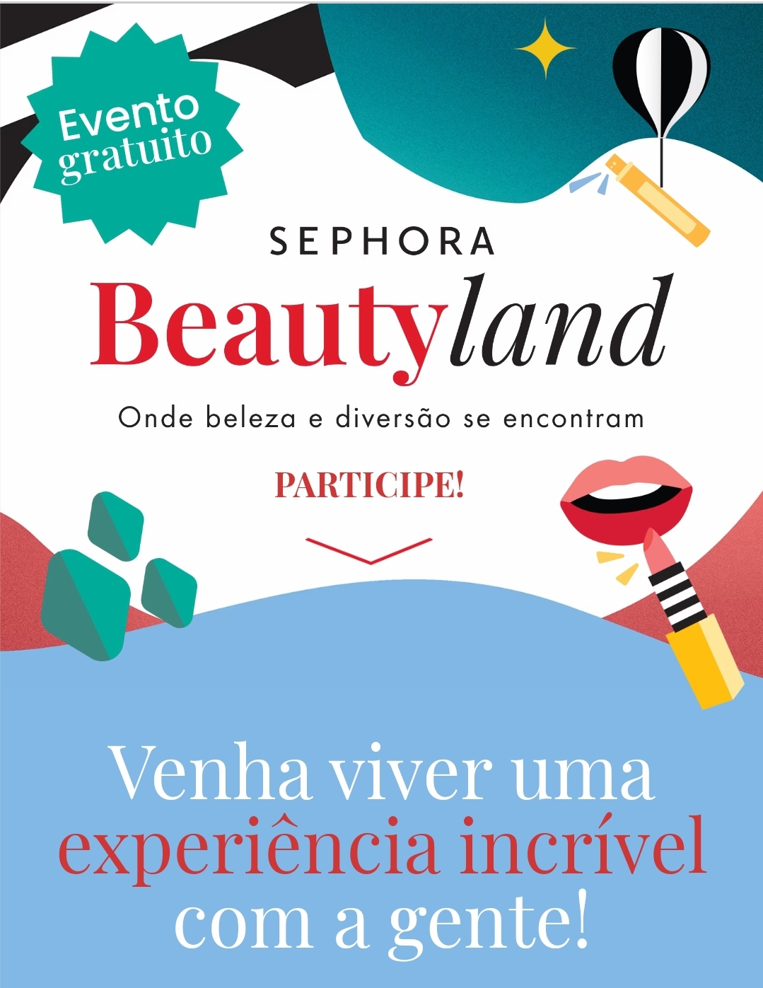 Seguindo viagem pelo Brasil, Sephora desembarca com o projeto Beauty Land