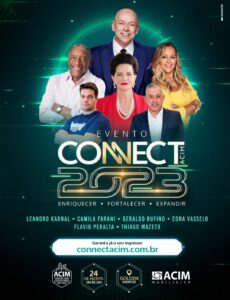 Empreendedorismo: definida a programação do Connect Acim no Golden Palace com grandes palestrantes, cursos e várias empresas. Veja e garanta sua vaga!