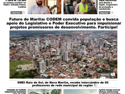D MARÍLIA REVISTA|NEWS – EDIÇÃO – 02 de Agosto de 2023