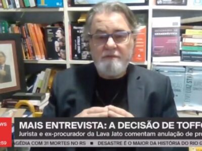 GloboNews coloca jurista amigo fanático de Lula para comentar decisão de Toffoli a favor do Ali. Mas antes muitos pensavam diferente. Veja!