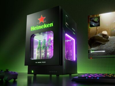 Nova geladeira gamer da Heineken resfria PC e gela cerveja