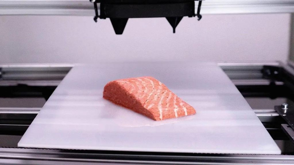 Primeiro salmão vegano impresso em 3D chega aos supermercados europeus