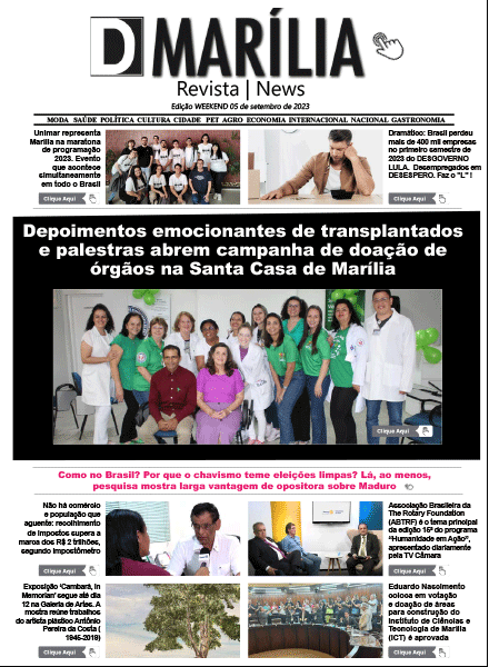 D MARÍLIA REVISTA|NEWS – EDIÇÃO – 05 de setembro de 2023