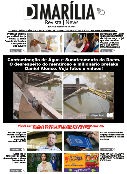 D MARÍLIA REVISTA|NEWS – EDIÇÃO – 28 de setembro de 2023