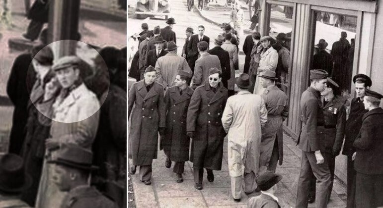 COMO É POSSÍVEL? Foto tirada em 1943 mostra homem ao celular na capital da Islândia