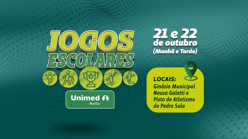 Segunda Edição dos Jogos Escolares Unimed Marília acontece amanhã e sábado. Confira!