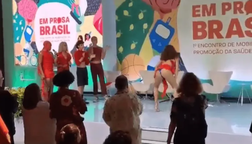 “ARTISTA” QUE FEZ DANÇA DO BATECÚ PARA MINISTÉRIO DA SAÚDE RECEBEU DO DESGOVERNO LULA R$100.000,00 REAIS PELA PERFORMANCE. VEJA VÍDEO