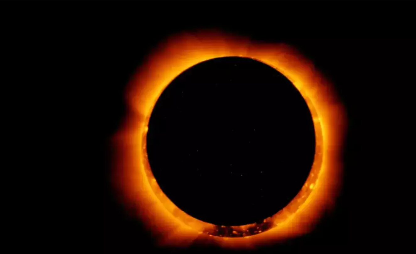 Anel de fogo se formará no eclipse solar deste sábado; veja imagens e entenda