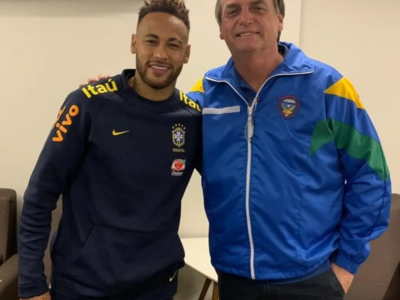 A mensagem de Bolsonaro em apoio a Neymar após lesão