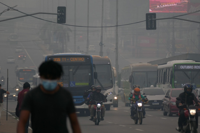 Manaus enfrenta grave problema de saúde pública devido à fumaça dos incêndios; Saiba mais