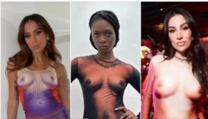 Nova moda de vestido entre famosas mostra corpo “pelado”; VEJA IMAGENS